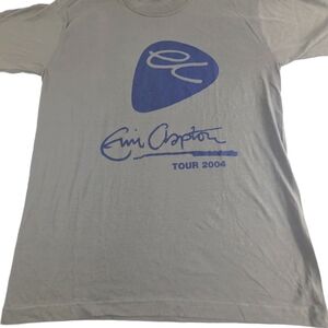 Eric Clapton Rare Royal Albert Hall Vintage 2004 Khaki Green Concert Tee Medium